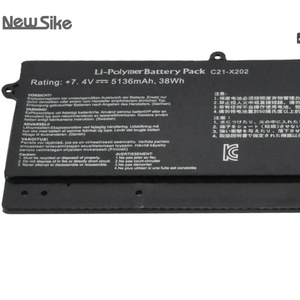 Batería recargable de 38Wh 5136mAh C21-X202 para <span class=keywords><strong>Asus</strong></span> VivoBook X201E X202E S200 <span class=keywords><strong>S200E</strong></span> Q200E Series <span class=keywords><strong>S200E</strong></span>-CT209H <span class=keywords><strong>S200E</strong></span>-CT243H - Product Image 4