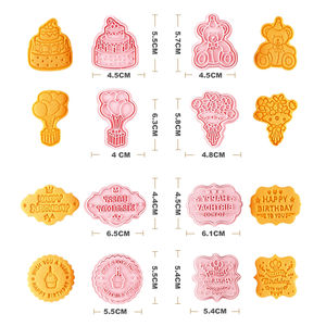 Molde cortador de galletas de <span class=keywords><strong>feliz</strong></span> <span class=keywords><strong>cumpleaños</strong></span> para niños, herramientas de bricolaje para pastel, decoración de fiesta de <span class=keywords><strong>cumpleaños</strong></span>, suministros para Baby Shower, cortador de galletas, regalos de fiesta - Product Image 5