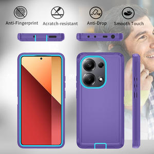 GSCASE Heavy 3 en 1 Holster Defender Case Funda para teléfono celular para iPhone para Huawei para Samsung para Honor <span class=keywords><strong>Magic</strong></span> <span class=keywords><strong>6</strong></span> Lite Nova 9 - Product Image 3