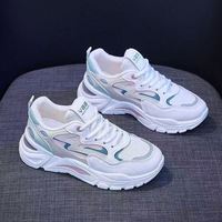 Nouvelles chaussures pour femmes en été, plateforme de haute qualité, chaussures de sport à semelle plate, confortables, décontractées, lacées, baskets tendance
