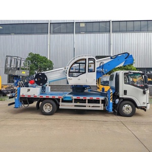 Plataforma Elevadora Telescópica ISUZU ELF KV100 de 23m, 25m, 30m, 45m con Canasta para Trabajo Aéreo - Product Image 4