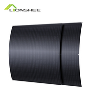 Panneau souple d'alimentation personnalisé avec queue 100W 120W 150W 200W 240W 250W Panneau solaire flexible
