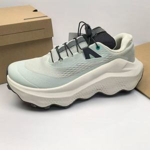 Luxury <b>Breathable</b> Mesh Lace-Up Sports Walking <b>Shoes</b> for <b>Men</b> with Retro Style Genuine Leather Upper Flat Design - Product Image 2