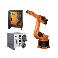 Charge lourde 500kg bras portée 2826mm Robot de soudage industriel KUKA KR 500 R2830 bras KRC5 KRC4 armoire de commande de taille moyenne