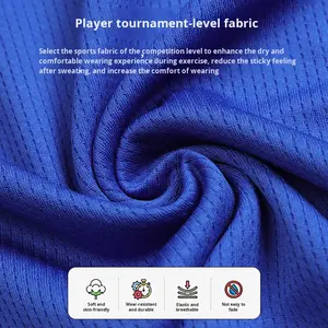 定制男女通用儿童和成人篮球运动套装抗菌尼龙/羊绒专业训练衬衫 - Product Image 4