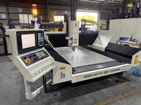 Mesin Router CNC Pintu Logam 1300x3000mm, Mesin Penggiling Gerbang Villa Tugas Berat dengan Meja yang Dapat Disesuaikan dan Penjepit Vakum