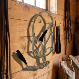 Customised PP Nylon Rope <b>Halter</b> Horse tack Handcrafted Comfortable Riding Horse <b>halter</b> - Product Image 1