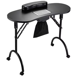 <span class=keywords><strong>Table</strong></span> à ongles <span class=keywords><strong>de</strong></span> bureau <span class=keywords><strong>de</strong></span> manucure portable moderne avec <span class=keywords><strong>aspirateur</strong></span> pour une utilisation dans le centre commercial Design promotionnel élégant - Product Image 4