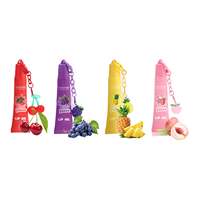 Huile à lèvres fruitée pour femmes, imperméable, hydratante, nourrissante, lèvres pulpeuses, gloss apaisant, brillant à lèvres longue durée, baume hydratant pour les lèvres, fruit