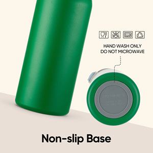 Bouteille d'eau isotherme de qualité alimentaire, double usage, avec bec verseur et couvercle à paille, anti-fuite, poignée de transport portable, 2 tailles, bouteille thermos sous vide - Product Image 4