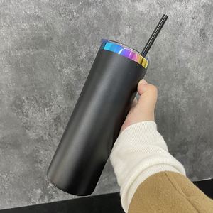 Gobelet isotherme fin de 20 oz plaqué arc-en-ciel pour gravure laser, en acier inoxydable, disponible depuis notre entrepôt aux États-Unis - Product Image 4