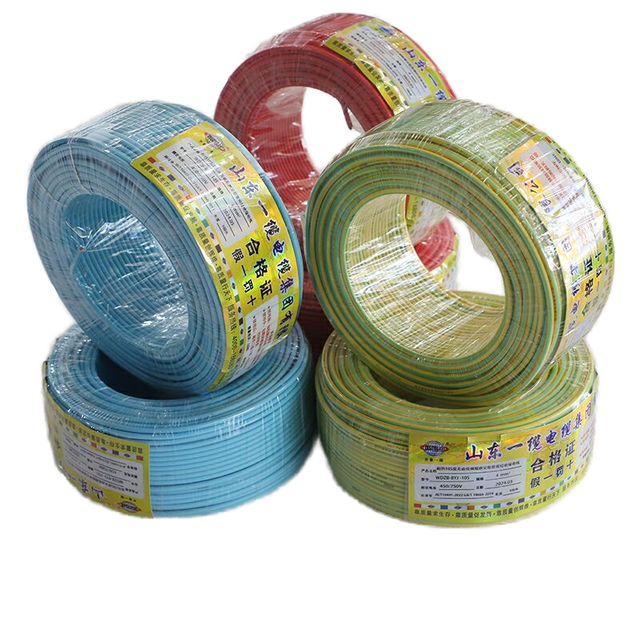 Wholesale Bv 1.5 Mm 2.5mm 4mm 6mm 10mm House Wiring Copper Electric Wires Power Cable