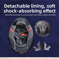 Casque de moto intégral ABS transfrontalier à coque compacte, sur mesure, certifié 3C/DOT, unisexe, toutes saisons, style rétro cruiser