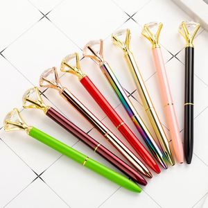 Customized X526 -1Jh Promotional Ballpoint <b>Pen</b> with Crystal Diamond Top and Big Diamond for Sports Use Black Ink - Product Image 2