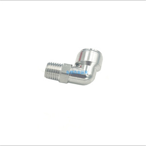 ข้อต่อข้อศอกสแตนเลสเกลียว G แบบมุมฉาก พร้อมโอริงสำหรับท่อแก๊ส - Product Image 1