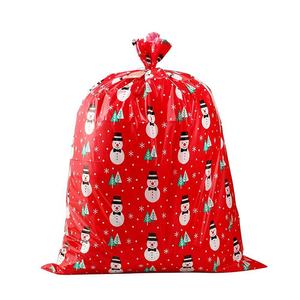 Bolsas de plástico PE grandes y coloridas, sacos de <span class=keywords><strong>regalo</strong></span> de Navidad súper grandes inspirados en Papá Noel suministrados directamente desde China - Product Image 2