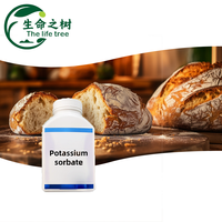 Sorbate de potassium de qualité alimentaire hautement efficace en poudre, sphérique blanc, sac de 20 kg, durée de conservation de 2 ans, antifongique large spectre pour produits laitiers