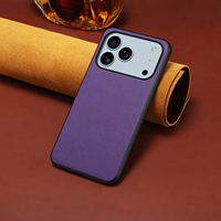 Étui de téléphone de luxe en similicuir PU grain litchi avec chargement sans fil, anti-traces de doigts et antichoc pour 18/17/16/15/14/13/12/11