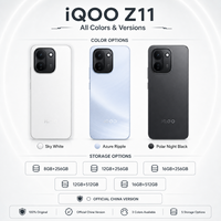 Smartphone IQOO Z11 5G, processeur octa-core, double SIM, reconnaissance faciale, langues internationales, batterie 9020 mAh, charge rapide 90 W, téléphone portable VIVO iqoo z11