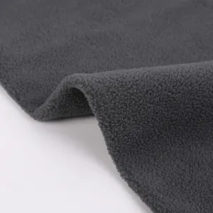 Anti-bakteriyel grafen fırçalanmış polar konfeksiyon tekstil örme kumaş % 100% Polyester organik pamuklu kumaş Hoodie