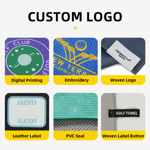 Bán Buôn Biểu Tượng Tùy Chỉnh In Golf Waffle Khăn Với Móc Và Túi Sợi Nhỏ Dệt Golf Khăn - Product Image 3