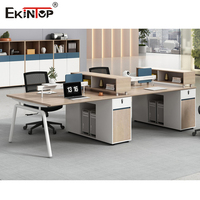 Cloisons de bureau de haute qualité au design moderne pour les écoles et les bureaux, en matériaux MDF, postes de travail de bureau