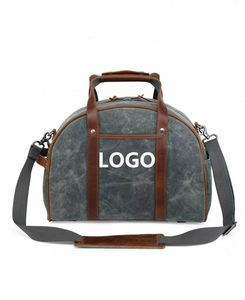 Sac de voyage en toile cirée de haute qualité, extensible, écologique, personnalisable, léger et souple pour le camping masculin, en coton, transparent - Product Image 1