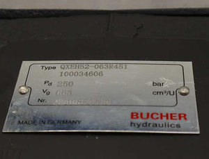 Pompes hydrauliques Bucher QX QXEH QXEH32 QXEH42 QXEH52 QXEH62 QXEH82 QXEH52-063R451 QXEH42-032R451 Pompes à engrenages internes - Product Image 5