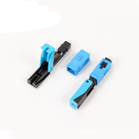 Elección de calidad Conector rápido de fibra óptica FTTH SC/APC SC/UPC FC LC Conector rápido de fibra óptica de PC en XPON GPON EPON Onu