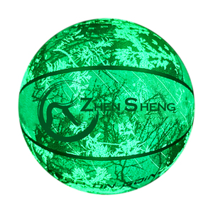 Zhensheng prix d'usine OEM lueur dans le noir cadeau de <span class=keywords><strong>basket</strong></span>-ball lumineux souvenir ballon de <span class=keywords><strong>basket</strong></span>-ball taille 7 - Product Image 1