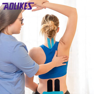 Aolikes-Ruban <span class=keywords><strong>de</strong></span> <span class=keywords><strong>kinésiologie</strong></span> prédécoupé, adhésif médical unisexe, étanche, sport musculaire, 5cm * 5m, #3520 - Product Image 6