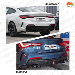 Nuovo Diffusore Posteriore in Fibra di Carbonio Stile T per BMW <span class=keywords><strong>Serie</strong></span> <span class=keywords><strong>4</strong></span> Coupé G22 G23 425i 430i 2021+ con Luce LED - Product Image 5