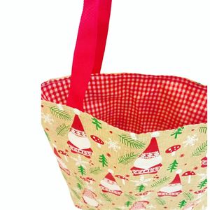 Sac fourre-tout simple à motif de sapin de Noël et de Père Noël de style dessin animé - Product Image 6
