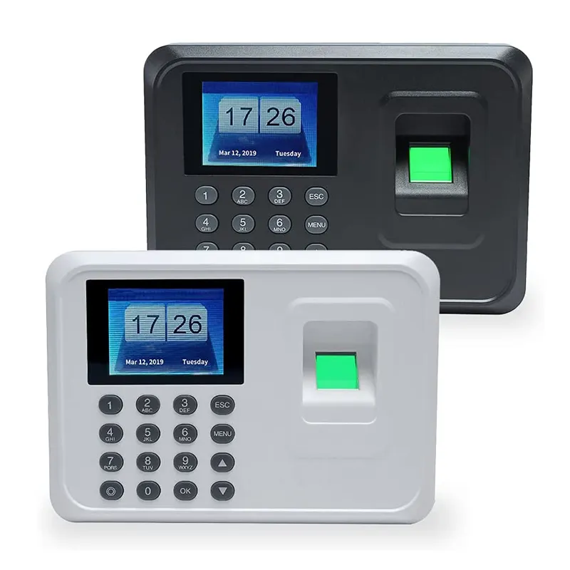 Fingerprint Time Attendance Device 1000 Fingerprint Capacity For Office Factory Korean Spanish,Portuguese Languages