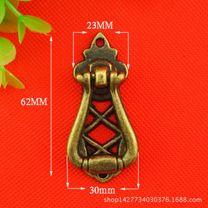 Furniture <b>Handle</b> Alloy Drawer <b>Pull</b> 62mm X 30mm Traditional Style Cabinet Hardware - Product Image 1