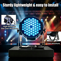 Sıcak Fırsat Fabrika Fiyatı 54x3W RGB LED Par Sahne Işıkları DMX512 Wash IP20 3200K-7800K Konser Düğün Parti Kulüp Bar Etkinlikleri Disko