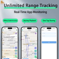 Traceur GPS en plastique pour animaux de compagnie, voiture, moto, dispositif de localisation avec alarme, étanche IPX6 et NFC pour systèmes iOS et Android