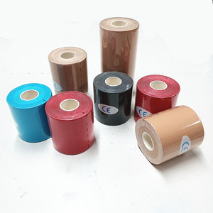Bande de kinésiologie sportive en nylon extensible 4 directions pour soulagement de la douleur, Kinesiologico KT Tape 5cm*5m, Booby Tape - Product Image 2