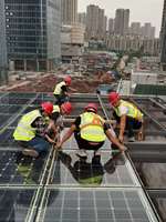 Transparent Panneau Solaire BIPV Panneau Solaire pour la construction et jardin