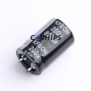 KN821M20025*35A Snap-in Aluminum Electrolytic Capacitor Through hole Component (THT),D25xL35mm 820uF 20% 200V 10mm - Product Image 1