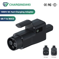 Adaptateur de chargeur EV GB/T vers Tesla NACS, convertisseur de prise de charge rapide DC pour véhicule électrique