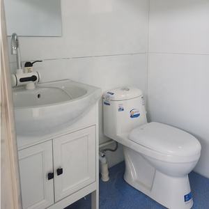 豪华bethroom 2站室外厕所活动预制集装箱厕所便携式厕所私人场所节日和露营 - Product Image 4