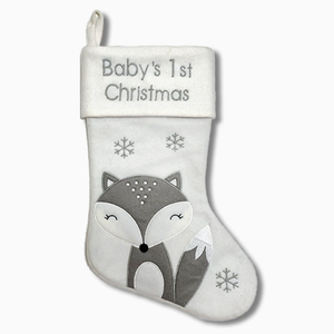 DAMAI Chaussettes de Noël en coton tricoté doux et personnalisé, motif renard de dessin animé mignon, grandes chaussettes pour enfants et bébés, idéales pour les fêtes de fin d'année - Product Image 4