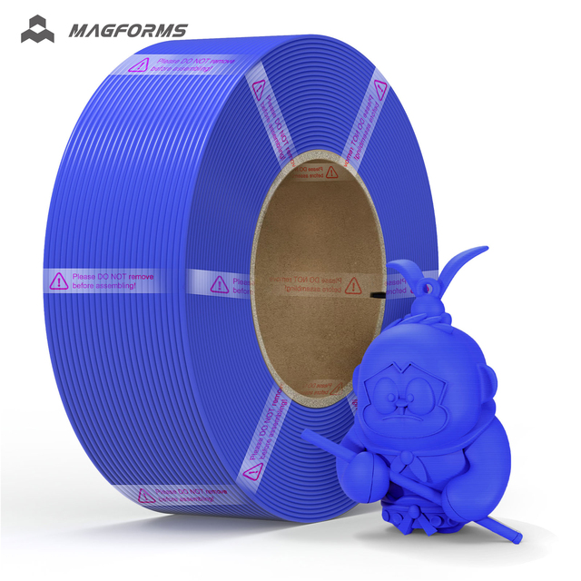 Magforms 3d Printer Filament Pla Fast Printing Plastic Rods 1.75mm 1kg Refill Pla Filament for Bambu Plastic Filament Spool