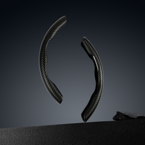 Accessoires pour l'intérieur de la voiture Couvre-volant en fibre de carbone Sports Confortable Antidérapant Couvre-volant de voiture - Product Image 5