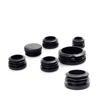 Embout de tuyau rond en plastique pour pied de chaise ou de bureau / 20 mm 25 mm 1 pouce, insert en plastique PE pour trou de tuyau, bouchon pour tube en acier