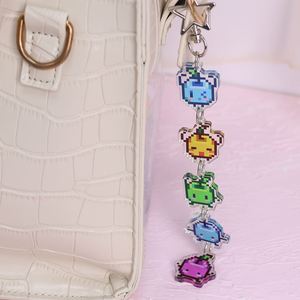 Porte-clés personnalisé en résine époxy transparente avec impression, design mignon, breloque en acrylique, cadeaux, porte-clés en acrylique à thème anime - Product Image 5