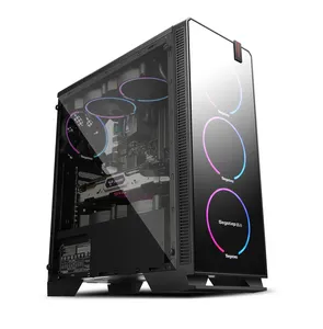 Latest Tower ATX Desktop Gabinete Gamer Gaming Aluminum Itx PC Computer Case