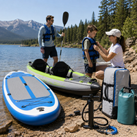Kit de planche à pagaie gonflable familiale, kit de camping aquatique, vente en gros