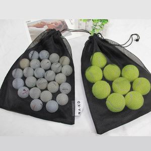 Customized Polyester <b>Table</b> <b>Tennis</b> and Golf Ball Storage Net Bag Lady Fashion Style Drawstring Bag SHENGYI Brand Model LP-0228 - Product Image 4